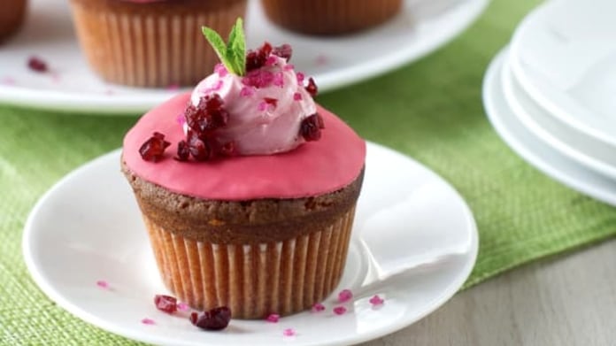 Růžové sametové cupcakes Růžové sametové cupcakes