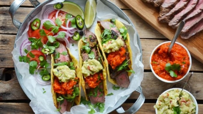 Hovězí tacos Hovězí tacos