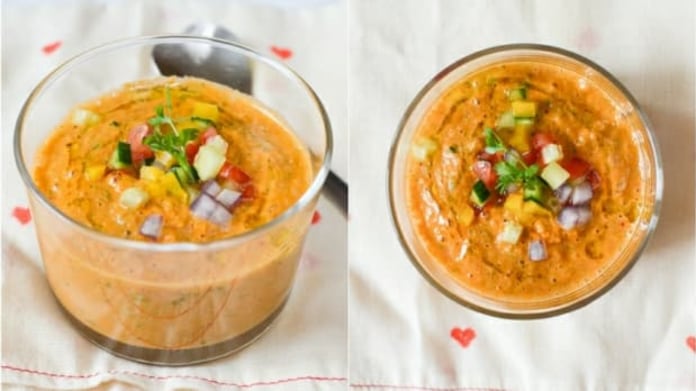 Melounové gazpacho Melounové gazpacho