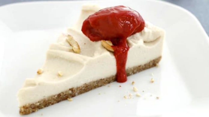 Raw kešu cheesecake Raw kešu cheesecake