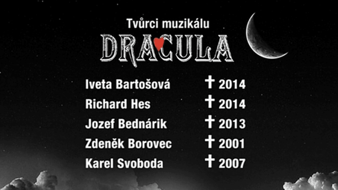 Video VIP zprávy: Tak tihle všichni, kteří se účastnili muzikálu Dracula, už nežijí Video VIP zprávy: Tak tihle všichni, kteří se účastnili muzikálu Dracula, už nežijí
