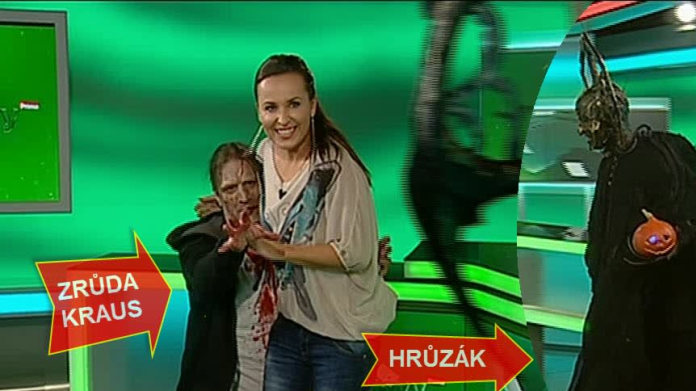 Video VIP zprávy: Moderátorku Lucii Šilhánovou přímo ve studiu Diváckých zpráv přepadli zombie! Video VIP zprávy: Moderátorku Lucii Šilhánovou přímo ve studiu Diváckých zpráv přepadli zombie!