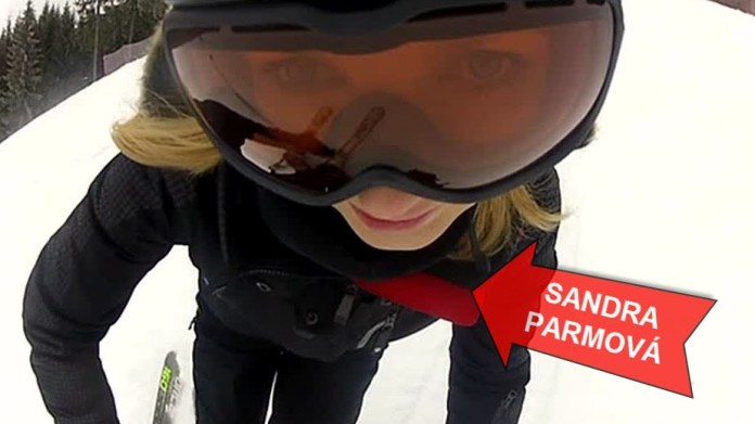Video VIP zprávy: Sandra Parmová to rozpálila na lyžích Video VIP zprávy: Sandra Parmová to rozpálila na lyžích