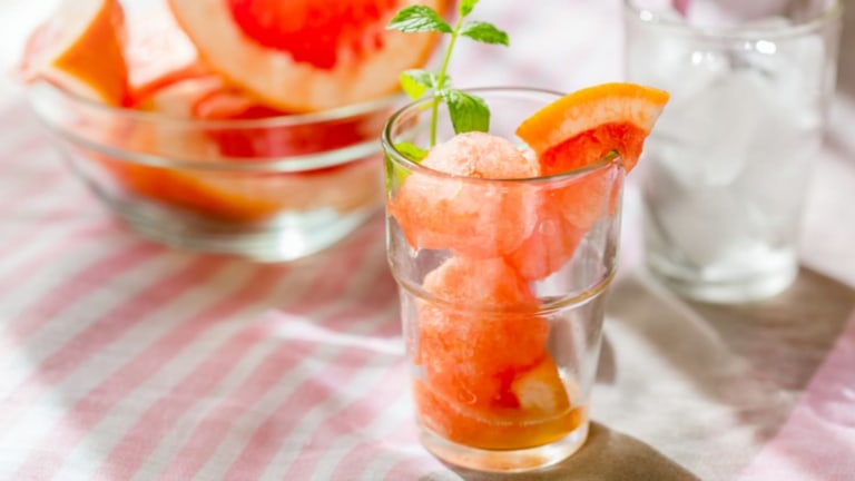 Sorbetto di arancia rossa (Sorbet z krvavých pomerančů) Sorbetto di arancia rossa (Sorbet z krvavých pomerančů)