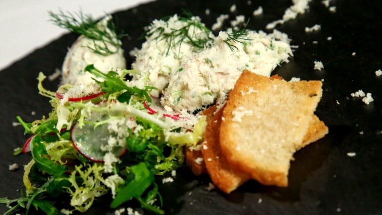 Rillette z uzené makrely Rillette z uzené makrely