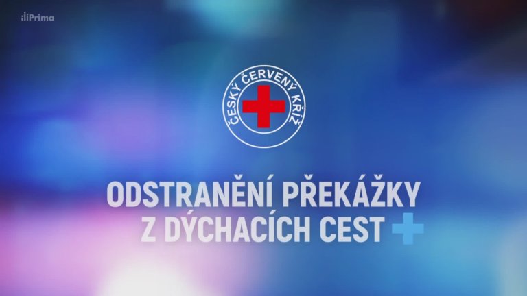 Červený kříž - Odstranění překážky z dýchacích cest Červený kříž - Odstranění překážky z dýchacích cest