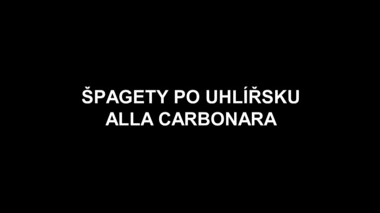 Špagety po uhlířsku Špagety po uhlířsku