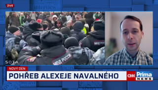 Publicista Jiří Just k pohřbu opozičníka Navalného