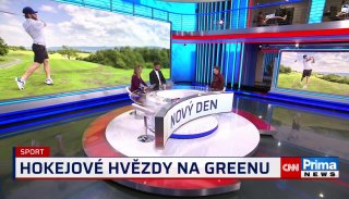 Hokejové hvězdy na greenu