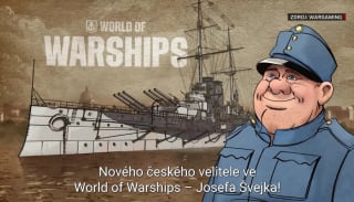 Slavný český voják oživne. Švejk zasáhne do námořních bitev ve hře World of Warships
