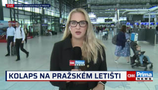 Kolaps na pražském letišti