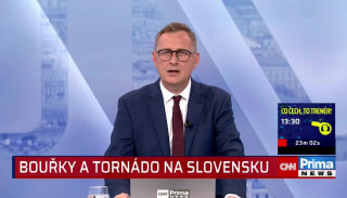 Bouřky a tornádo na Slovensku