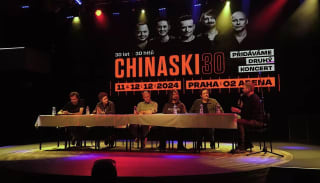 Tisková konference kapely Chinaski k představení dalších plánů