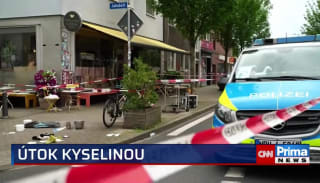 Útok kyselinou v restauraci v Německu