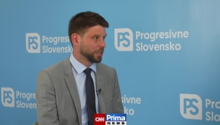Michal Šimečka poskytl rozhovor CNN Prima NEWS