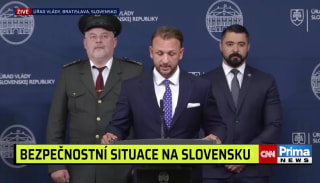 Tisková konference k bezpečnostní situaci na Slovensku