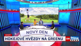 Hokejové hvězdy na greenu