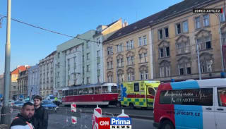 Tragická nehoda tramvaje s chodcem v Praze