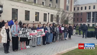 Protesty na univerzitách v USA