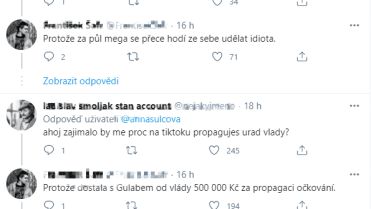 Anna Šulc je terčem kritiky. Anna Šulc je terčem kritiky.