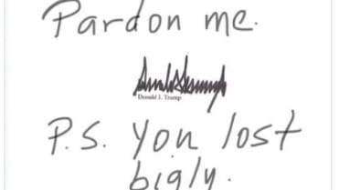Co napsal Trump na vzkaz prezidentu Bidenovi? Co napsal Trump na vzkaz prezidentu Bidenovi?