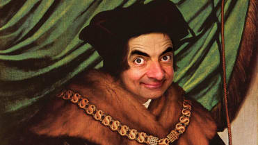 Mr. Bean digitálně zapracovaný do historických portrétů... Původně "Sir Thomas More" od Holbeina mladšího Mr. Bean digitálně zapracovaný do historických portrétů... Původně "Sir Thomas More" od Holbeina mladšího