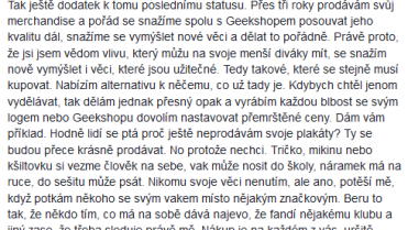 Youtuber musel přijít s dalším vyjádřením. Youtuber musel přijít s dalším vyjádřením.