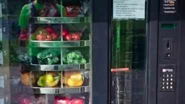 Automat na zeleninu. Automat na zeleninu.