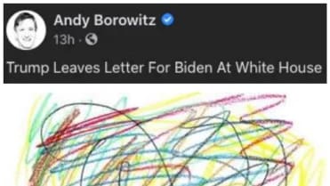 Co napsal Trump na vzkaz prezidentu Bidenovi? Co napsal Trump na vzkaz prezidentu Bidenovi?