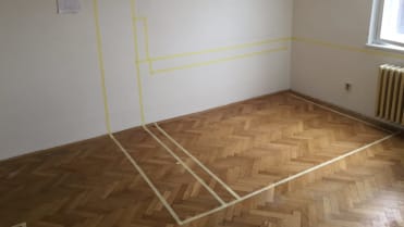 Pak se dali do realizace. V tomhle místě je dnes postel Pak se dali do realizace. V tomhle místě je dnes postel