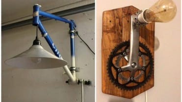 Lampu vyrobíte z rámu i pedálu kola Lampu vyrobíte z rámu i pedálu kola