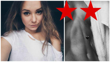 Gabrielle Hecl a její nahá fotka. Gabrielle Hecl a její nahá fotka.