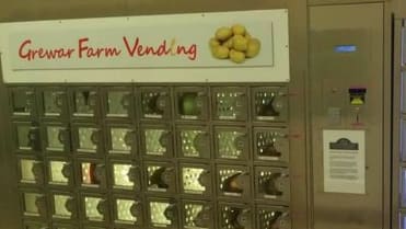 Farmářský automat na brambory. Farmářský automat na brambory.