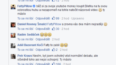 Jeho reakce na sebe nenechala dlouho čekat. Jeho reakce na sebe nenechala dlouho čekat.