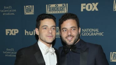 Herec Rami Malek a jeho bratr Sami. Herec Rami Malek a jeho bratr Sami.