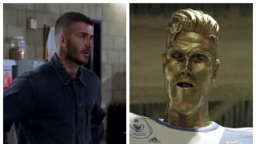 David Beckham a socha prank 9 David Beckham a socha prank 9
