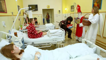 Mikuláš, čert, anděl a vodník Mikuláš, čert, anděl a vodník