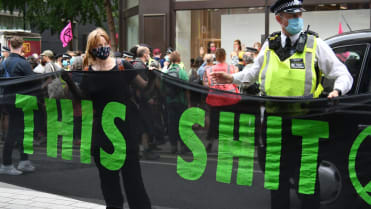 Protest v Londýně Protest v Londýně