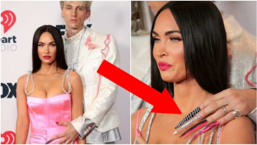 Machine Gun Kelly a Megan Fox na cenách iHeartRadio Machine Gun Kelly a Megan Fox na cenách iHeartRadio