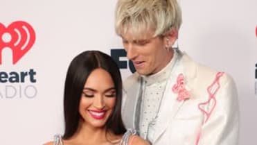 Machine Gun Kelly a Megan Fox na cenách iHeartRadio Machine Gun Kelly a Megan Fox na cenách iHeartRadio