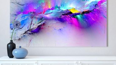 Neon jako umění v obýváku nebo ložnici. Neon jako umění v obýváku nebo ložnici.