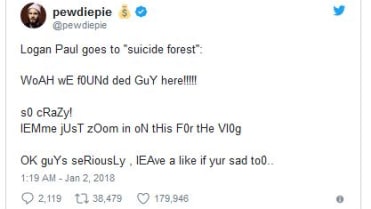 Logan Paul - kontroverze 6 Logan Paul - kontroverze 6