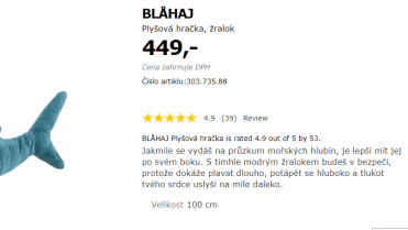 Žralok BLÅHAJ Žralok BLÅHAJ