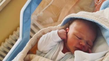 Se snoubencem mu Nicole dala jméno Vincent. Se snoubencem mu Nicole dala jméno Vincent.