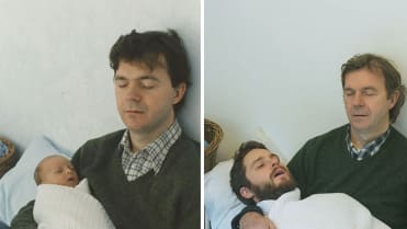 Jak šel čas... Tatínek vypadá pořád stejně, ale co to miminko??!! Jak šel čas... Tatínek vypadá pořád stejně, ale co to miminko??!!