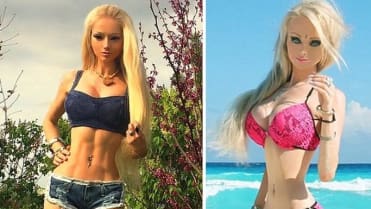 Valeria Lukyanova na sobě pracovala a na jejích bříšku je to vidět Valeria Lukyanova na sobě pracovala a na jejích bříšku je to vidět