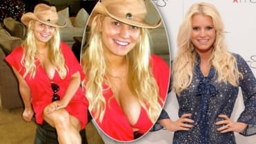 Zpěvačka Jesicca Simpson nenalíčená a nalíčená Zpěvačka Jesicca Simpson nenalíčená a nalíčená