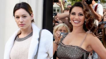 Herečka Kelly Brook nenalíčená a nalíčená Herečka Kelly Brook nenalíčená a nalíčená