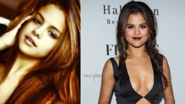 Zpěvačka Selena Gomez nenalíčená a nalíčená Zpěvačka Selena Gomez nenalíčená a nalíčená