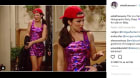 Fran Drascher nosí šaty Versus Versace Fran Drascher nosí šaty Versus Versace
